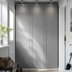 Шкаф Ikea Pax/Gullaberg полки/штанги 150x60x236 (Белый/Серый)