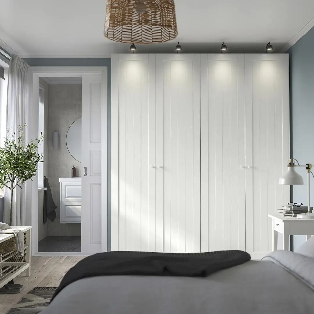 Dulap Ikea Pax/Gullaberg rafturi/bare 200x60x236 (Alb)