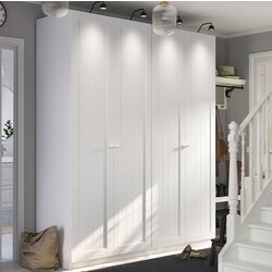 Шкаф Ikea Pax/Gullaberg полки/штанги 200x60x236 (Белый)