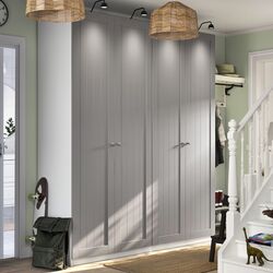 Шкаф Ikea Pax/Gullaberg полки/штанги 200x60x236 (Белый/Серый)
