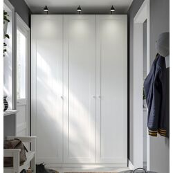 Шкаф Ikea Pax/Gullaberg полки/штанги/корзины 150x60x236 (Белый)