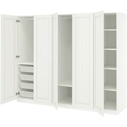 Dulap Ikea Pax/Gullaberg rafturi/bare/cosuri 250x60x201 (Alb) Thumb