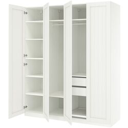 Dulap Ikea Pax/Gullaberg rafturi/bare/sertare 200x60x236 (Alb) Thumb