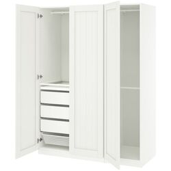 Dulap Ikea Pax/Gullaberg rafturi/bare/sertare/cos 150x60x201 (Alb) Thumb