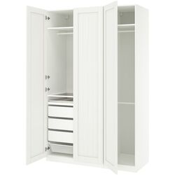 Dulap Ikea Pax/Gullaberg rafturi/bare/sertare/cos 150x60x236 (Alb) Thumb