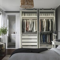 Dulap Ikea Pax/Gullaberg rafturi/bare/sertare/cosuri/organizatoare 200x60x236 (Alb) Thumb