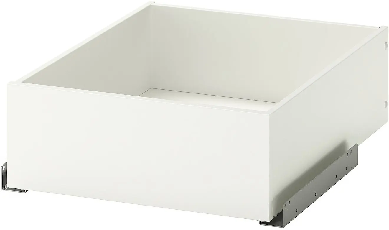 Dulap Ikea Pax/Kallviken rafturi/bare/sertare/cosuri 150x60x201 (Alb/Gri inchis Aspect Beton)