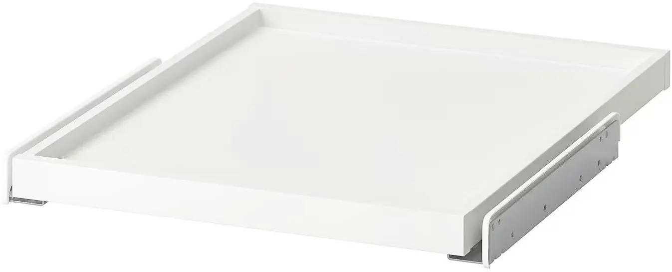 Шкаф Ikea Pax/Kallviken полки/штанги/ящики/корзины 150x60x236 (Белый/Тёмно-серый Под Бетон) - 5