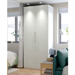 Шкаф Ikea Pax/Linnaberg 100x60x236 (Белый/Узор)