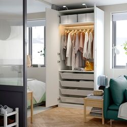 Dulap Ikea Pax/Linnaberg 100x60x236 (Alb/Model) Thumb