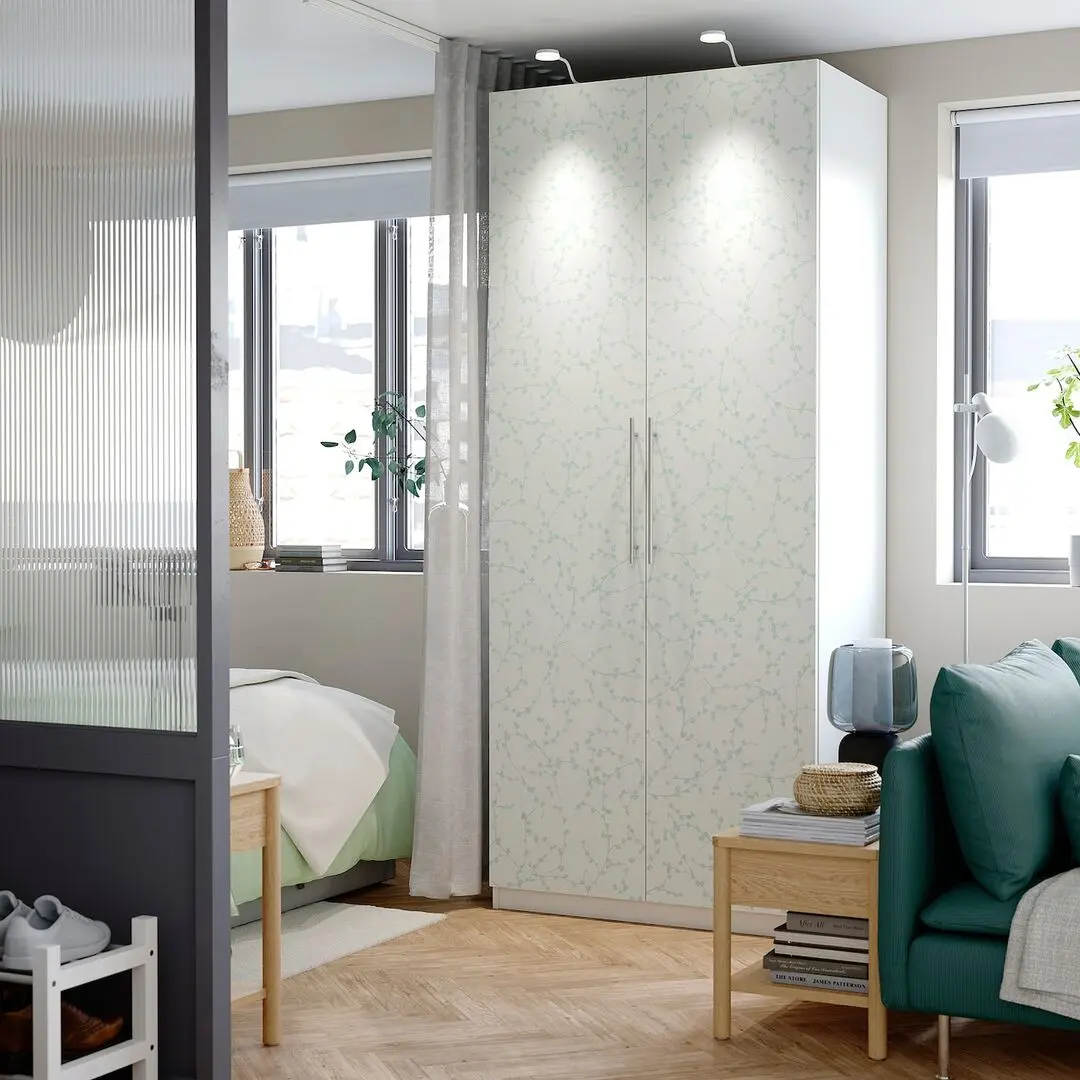 Dulap Ikea Pax/Linnaberg 3 polite 100x60x236 (Alb/Model)