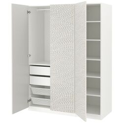 Dulap Ikea Pax/Mistudden/Komplement cu model 150х60х201 (Alb/Gri) Thumb