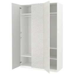 Dulap Ikea Pax/Mistudden rafturi/bare cu model 150х60х236 (Alb/Gri) Thumb