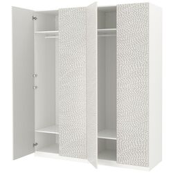 Dulap Ikea Pax/Mistudden rafturi/bare cu model 200x60x236 (Alb/Gri) Thumb