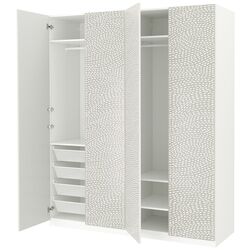 Dulap Ikea Pax/Mistudden cu model 200x60x236 (Alb/Gri) Thumb