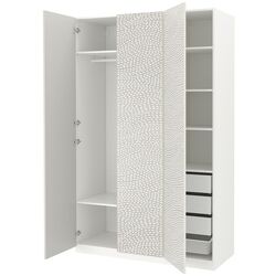 Dulap Ikea Pax/Mistudden/Komplement cu model 150x60x236 (Alb/Gri) Thumb