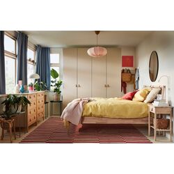 Шкаф Ikea Pax/Reinsvoll полки/корзины/ящики/штанги 200x60x236 (Белый/Серо-Бежевый) Thumb