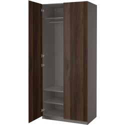 Dulap Ikea Pax/Storklinta rafturi/bara 100x60x236 (Gri inchis/Maro inchis) Thumb