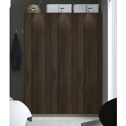 Dulap Ikea Pax/Storklinta rafturi/bara/sertare/cosuri 150x60x201 (Gri inchis/Maro inchis)