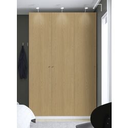 Dulap Ikea Pax/Storklinta rafturi/bara/sertare/cosuri 150x60x236 (Alb/Aspect Stejar)