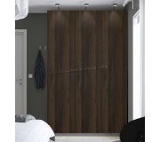 Dulap Ikea Pax/Storklinta rafturi/bara/sertare/cosuri 150x60x236 (Gri inchis/Maro inchis)