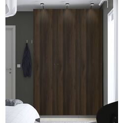 Dulap Ikea Pax/Storklinta rafturi/bara/sertare/cosuri 150x60x236 (Gri inchis/Maro inchis)