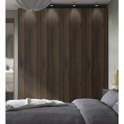 Dulap Ikea Pax/Storklinta rafturi/bare/cosuri 200x60x236 (Gri inchis/Maro inchis)