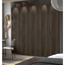 Dulap Ikea Pax/Storklinta rafturi/bare/cosuri 250x60x236 (Gri inchis/Maro inchis)