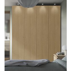 Dulap Ikea Pax/Storklinta rafturi/bare/sertare/cosuri 200x66x236 (Alb/Aspect Stejar)