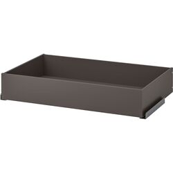 Dulap Ikea Pax/Storklinta rafturi/bare/sertare/cosuri 250x58x201 (Gri inchis/Maro inchis) Thumb
