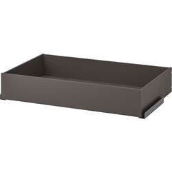 Dulap Ikea Pax/Storklinta rafturi/bare/sertare/cosuri 250x58x236 (Gri inchis/Maro inchis) Thumb