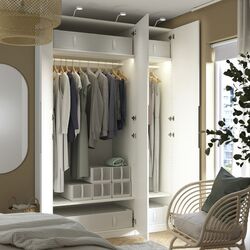 Dulap Ikea Pax/Tonstad rafturi/bare 150x60x236 (Alb) Thumb