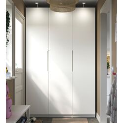 Шкаф Ikea Pax/Tonstad полки/штанги 150x60x236 (Белый)