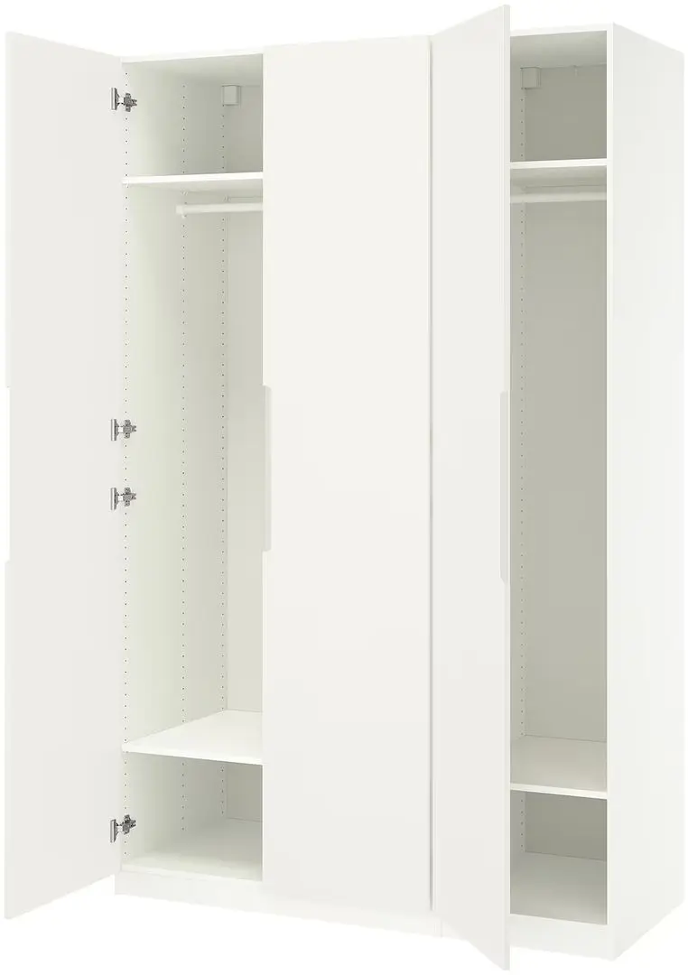 Dulap Ikea Pax/Tonstad rafturi/bare 150x60x236 (Alb)