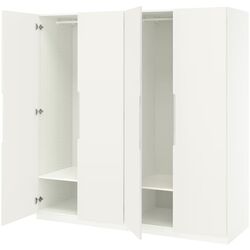 Dulap Ikea Pax/Tonstad rafturi/bare 200x60x201 (Alb) Thumb