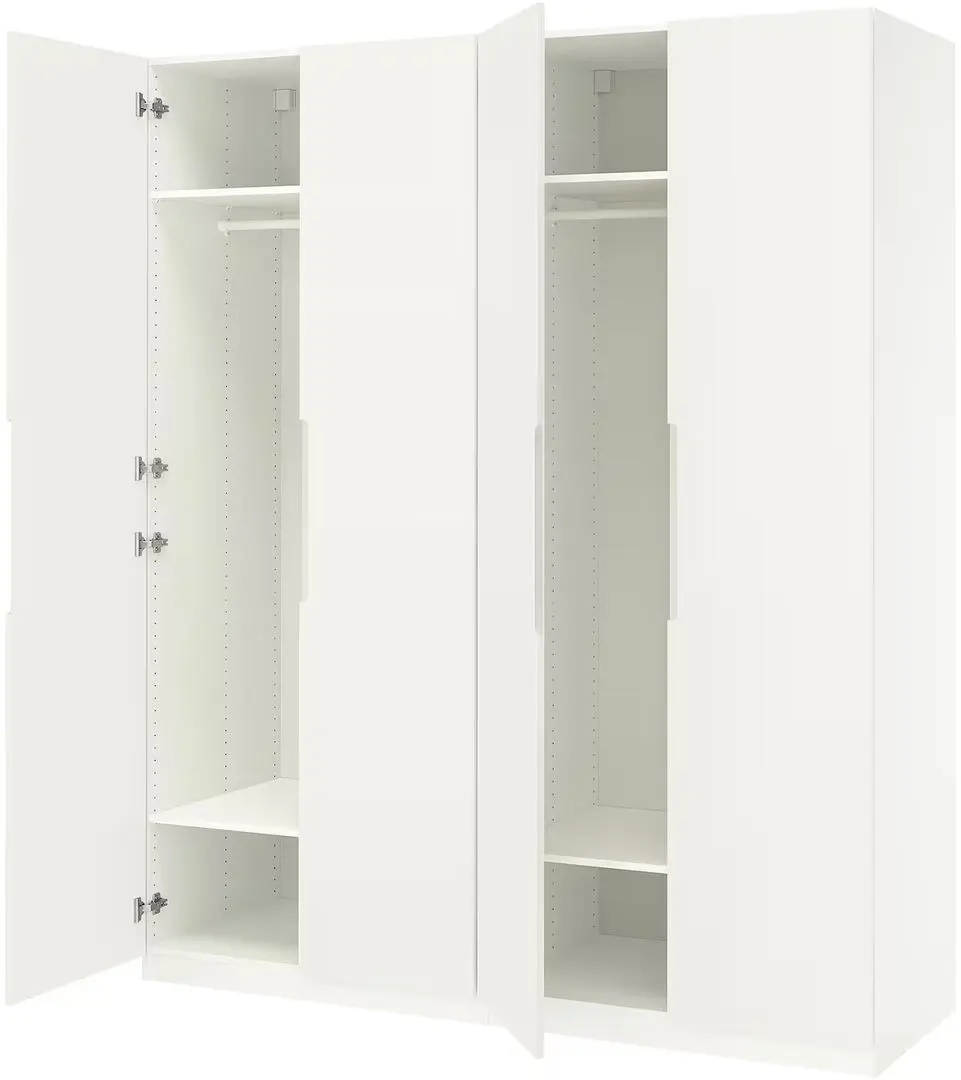 Dulap Ikea Pax/Tonstad rafturi/bare 200x60x236 (Alb)