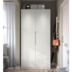 Dulap Ikea Pax/Tonstad rafturi/bare/sertare/cosuri 100x60x201 (Alb)