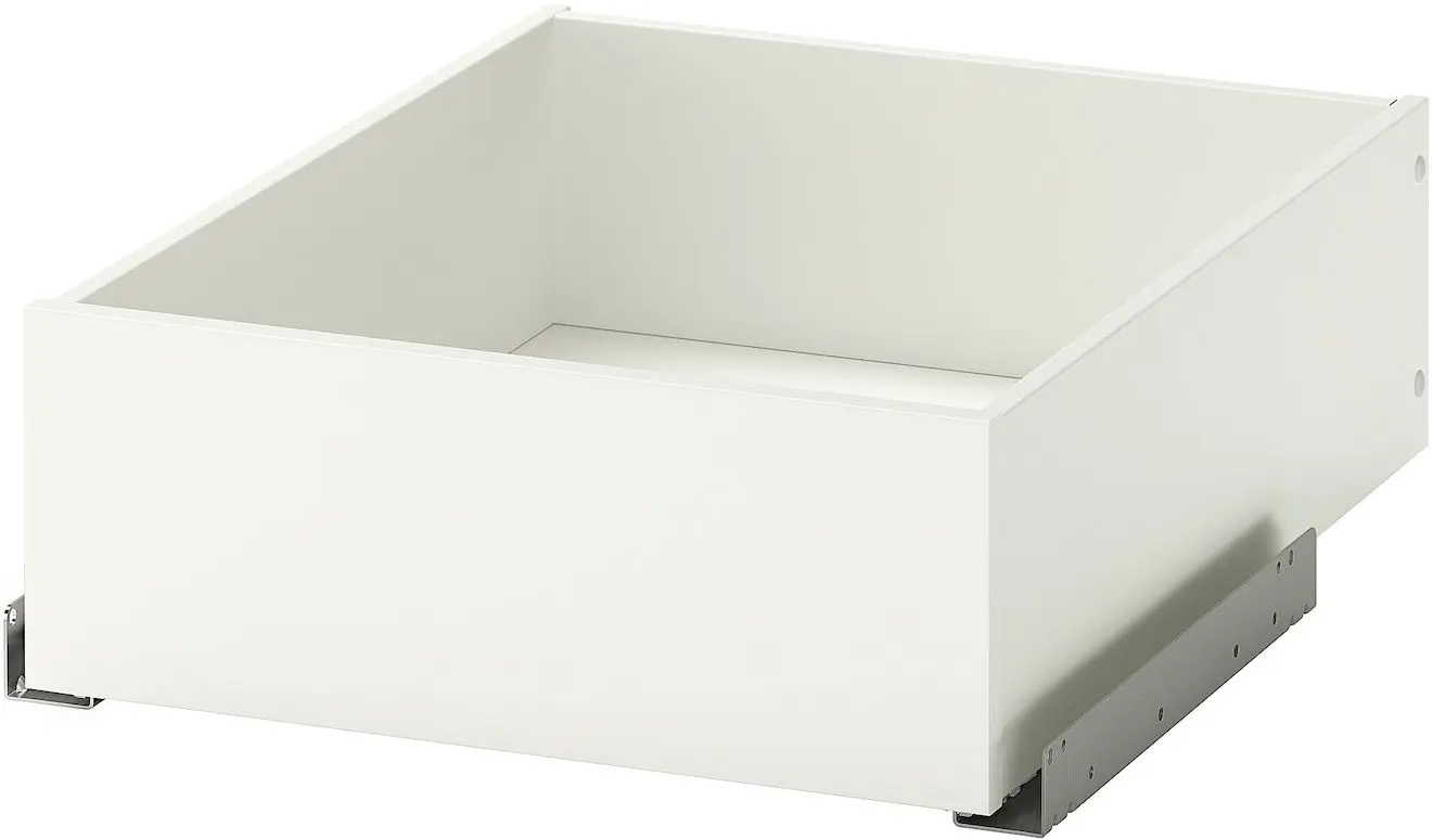 Dulap Ikea Pax/Tonstad rafturi/bare/sertare/cosuri 100x60x201 (Alb/Furnir Stejar)