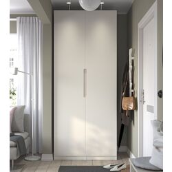 Dulap Ikea Pax/Tonstad rafturi/bare/sertare/cosuri 100x60x236 (Alb)