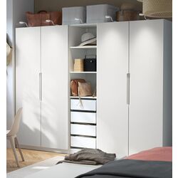 Шкаф Ikea Pax/Tonstad полки/штанги/ящики/корзины 250x60x201 (Белый)