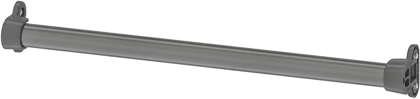 Dulap Ikea Pax/Tonstad rafturi/bare/sertare/cosuri/sticla 250x60x201 (Gri inchis maro/Furnir Stejar Vopsit) - 4