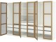 Шкаф Ikea Pax/Tonstad полки/штанги/ящики/стекло 300x60x201 (Белый/Дубовый Шпон)