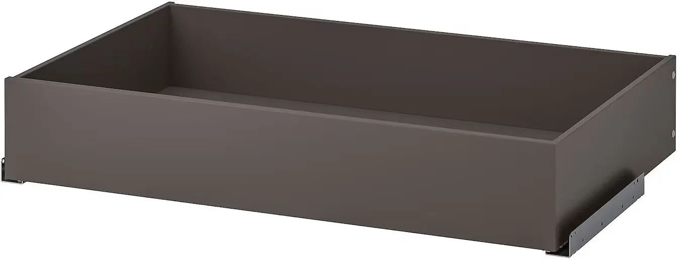 Dulap Ikea Pax/Tonstad rafturi/bare/sertare/sticla 300x60x201 (Gri inchis maro/Furnir Stejar Vopsit) - 5