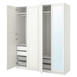 Dulap Ikea Pax/Tyssedal 200x60x236 (Alb/Oglinda) Thumb