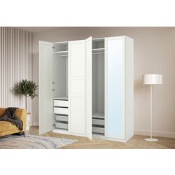 Dulap Ikea Pax/Tyssedal 200x60x236 (Alb/Oglinda) Thumb