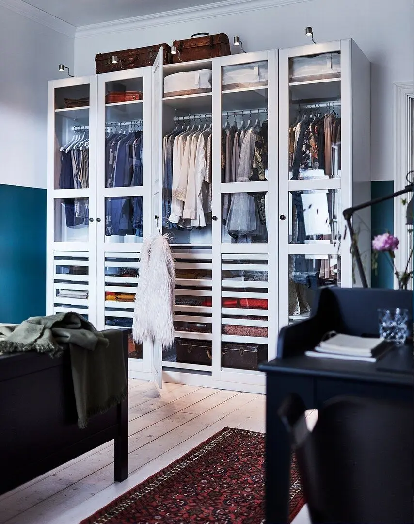 Dulap Ikea Pax/Tyssedal 250x60x236 (Alb) - 5