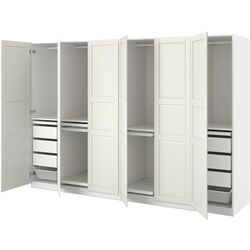 Dulap Ikea Pax/Tyssedal 300x60x201 (Alb) Thumb