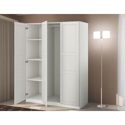 Dulap Ikea Pax/Tyssedal rafturi/bara 150x60x201 (Alb)