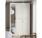 Шкаф Ikea Pax/Tyssedal полки/штанга/зеркало 150x60x236 (Белый)