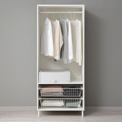 Dulap Ikea Platsa 80x57x191 (Alb/Kalbaden Aspect Pin Intens) Thumb